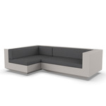 Vela 2 Seater Outdoor Sectional - Ecru / Savane Tornado