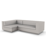 Vela 2 Seater Outdoor Sectional - Ecru / Savane Whisper