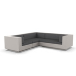 Vela 3 Seater Outdoor Sectional - Ecru / Savane Tornado