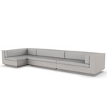 Vela 3 Seater Outdoor Sectional - Ecru / Nautical Taupe