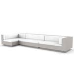Vela 3 Seater Outdoor Sectional - Ecru / Nautical White