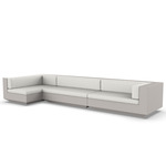 Vela 3 Seater Outdoor Sectional - Ecru / Savane White