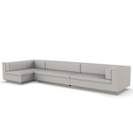 Vela 3 Seater Outdoor Sectional - Ecru / Savane Whisper
