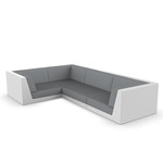 Pixel Modular Sofa - White / Nautical Steel