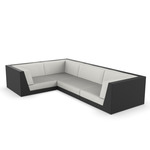 Pixel Modular Sofa - Black / Nautical Natural