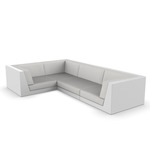 Pixel Modular Sofa - White / Crevin White