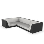 Pixel Modular Sofa - Black / Crevin White