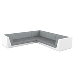 Pixel Modular Sofa - White / Nautical Steel