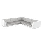 Pixel Modular Sofa - White / Nautical Taupe