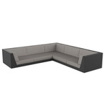 Pixel Modular Sofa - Black / Crevin Taupe