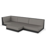 Pixel Modular Sofa - Black / Crevin Taupe