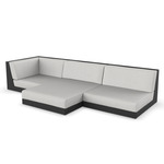Pixel Modular Sofa - Black / Crevin White