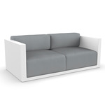 Gatsby Outdoor Sofa - White / Nautical Steel