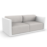 Gatsby Outdoor Sofa - White / Savane Whisper