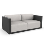 Gatsby Outdoor Sofa - Black / Savane Whisper