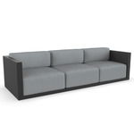 Gatsby Outdoor Sofa - Black / Nautical Steel