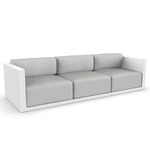 Gatsby Outdoor Sofa - White / Nautical Taupe