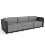 Gatsby Outdoor Sofa - Black / Crevin Steel