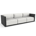 Gatsby Outdoor Sofa - Black / Crevin White