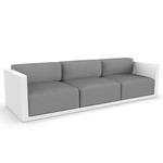 Gatsby Outdoor Sofa - White / Crevin Steel