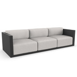 Gatsby Outdoor Sofa - Black / Savane Whisper