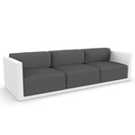 Gatsby Outdoor Sofa - White / Savane Tornado