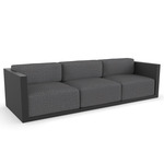 Gatsby Outdoor Sofa - Black / Savane Tornado