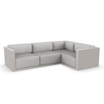 Gatsby 4 Seater Outdoor Sectional - Ecru / Nautical Taupe