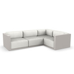 Gatsby 4 Seater Outdoor Sectional - Ecru / Nautical Natural
