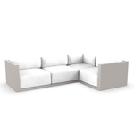 Gatsby 4 Seater Outdoor Sectional - Ecru / Nautical White