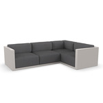 Gatsby 4 Seater Outdoor Sectional - Ecru / Savane Tornado