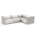 Gatsby 4 Seater Outdoor Sectional - Ecru / Savane White