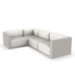 Gatsby 4 Seater Outdoor Sectional - Ecru / Nautical Natural