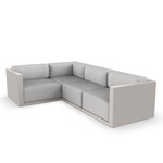 Gatsby 4 Seater Outdoor Sectional - Ecru / Nautical Taupe