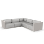 Gatsby 5 Seater Outdoor Sectional - Ecru / Nautical Taupe