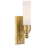 Wilcox Wall Sconce - Aged Brass / Opal