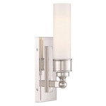 Wilcox Wall Sconce - Polished Nickel / Opal
