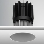 Luca 2.7 inch Round Static White Trimless Fixed Downlight - Haze