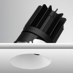 Luca 2.7 inch Round Warm Dim Trimless Adjustable Downlight - White
