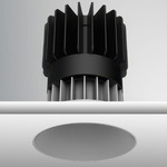 Luca 3.5 inch Round Static White Trimless Fixed Downlight - Haze