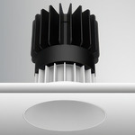 Luca 3.5 inch Round Warm Dim Trimless Downlight - White