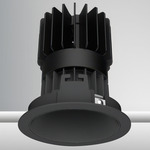 Luca 3.5 inch Round Warm Dim Downlight with Trim - Black / Black