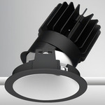 Luca 3.5 inch Round Warm Dim Downlight with Trim - Black / White