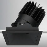 Luca 3.5 inch Square Warm Dim Downlight with Trim - Black / Black