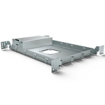 Luca 3.5 inch Static White Non-IC New Construction Frame - Galvanized