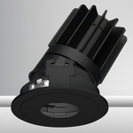 Luca 2.7 inch Round Warm Dim Adjustable Pinhole with Trim - Black / White