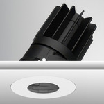 Luca 2.7 inch Round Warm Dim Trimless Adjustable Pinhole - White