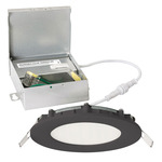 Tuck Color-Select Recessed Light - Black / Frosted