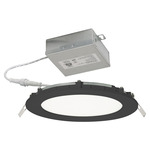Tuck Color-Select Recessed Light - Black / Frosted