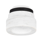 Luxe Bezel - White Marble